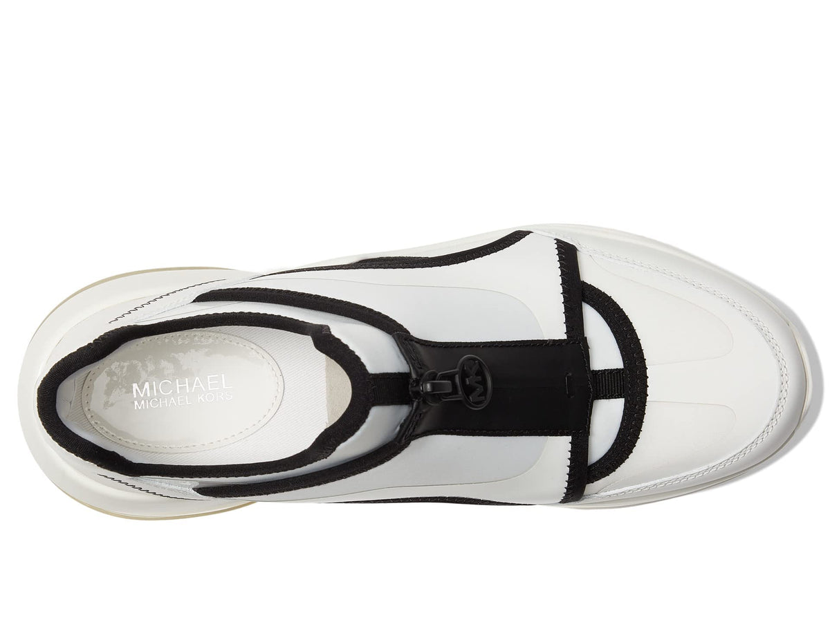 Michael Kors Olympia Zip Front Extreme Optic White 8.5 M