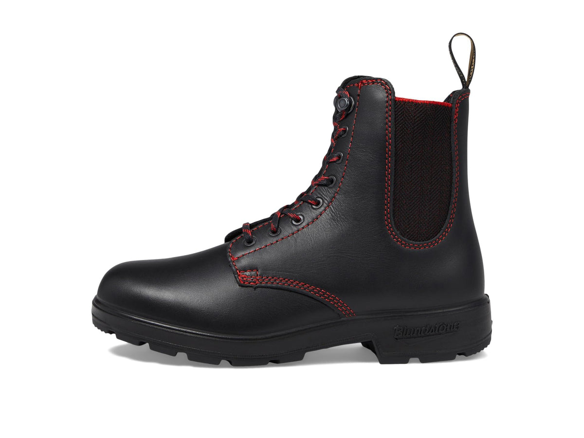 Blundstone BL2325 Original Lace-Up Boot Black/Red/Black AU 5.5 (US Women's 8.5) B (M)