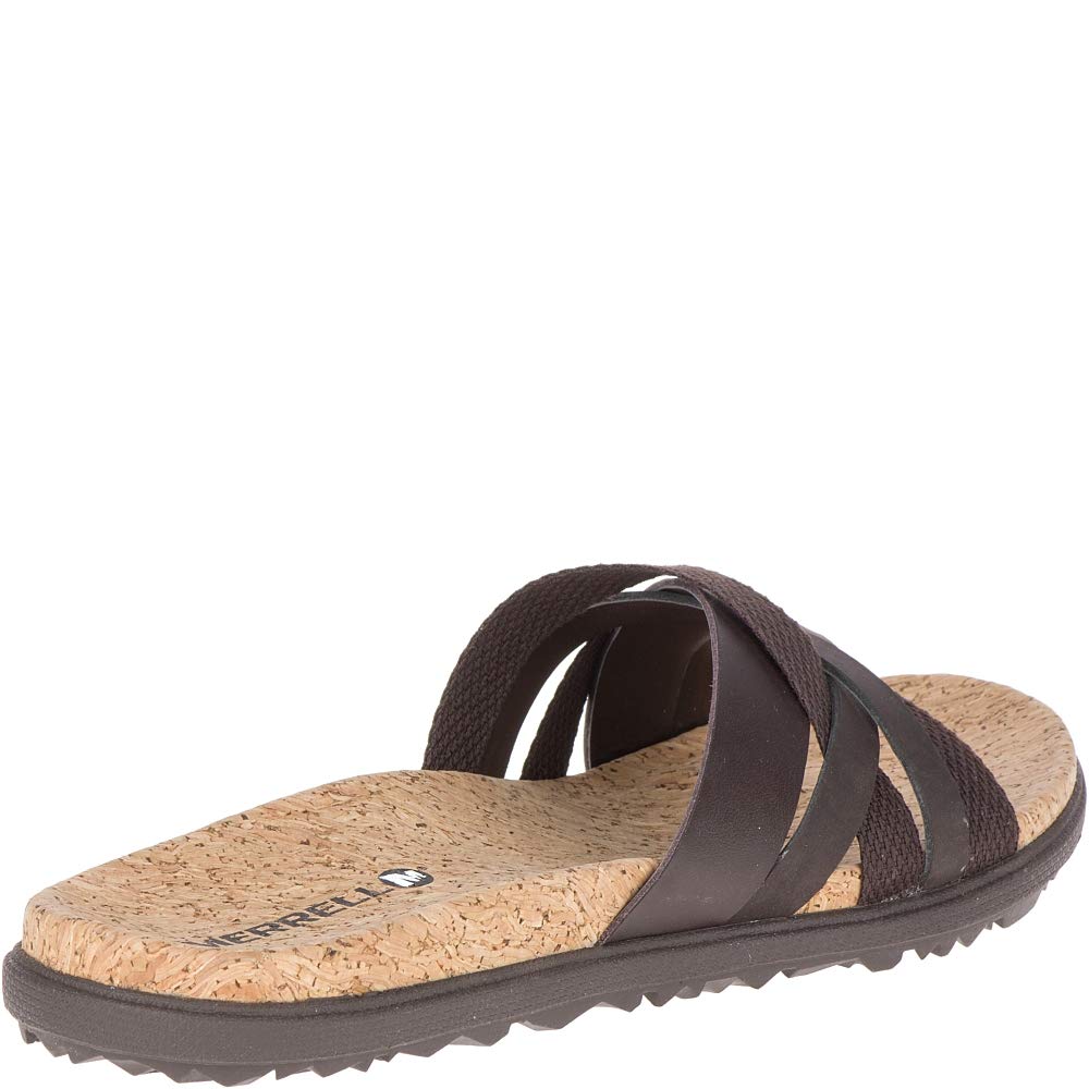 Merrell Women's Around Town Arin Slide Sandal 8 Espresso