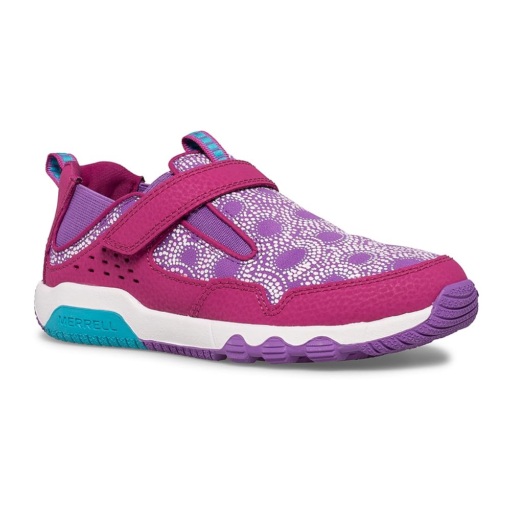 Merrell Free Roam Moc Chroma Sneaker, Fuchsia, 1 US Unisex Big Kid