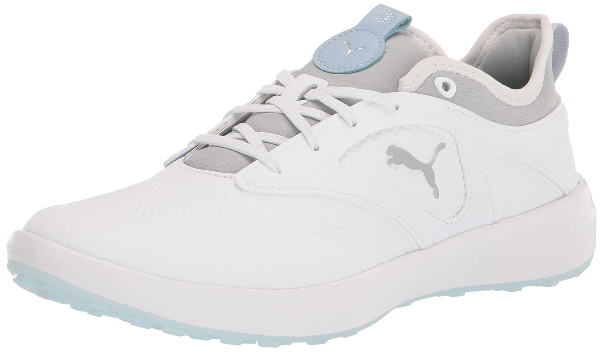 PUMA Women's Ignite Malibu WMNS Golf Shoe 9 Puma White-puma Silver-lucite