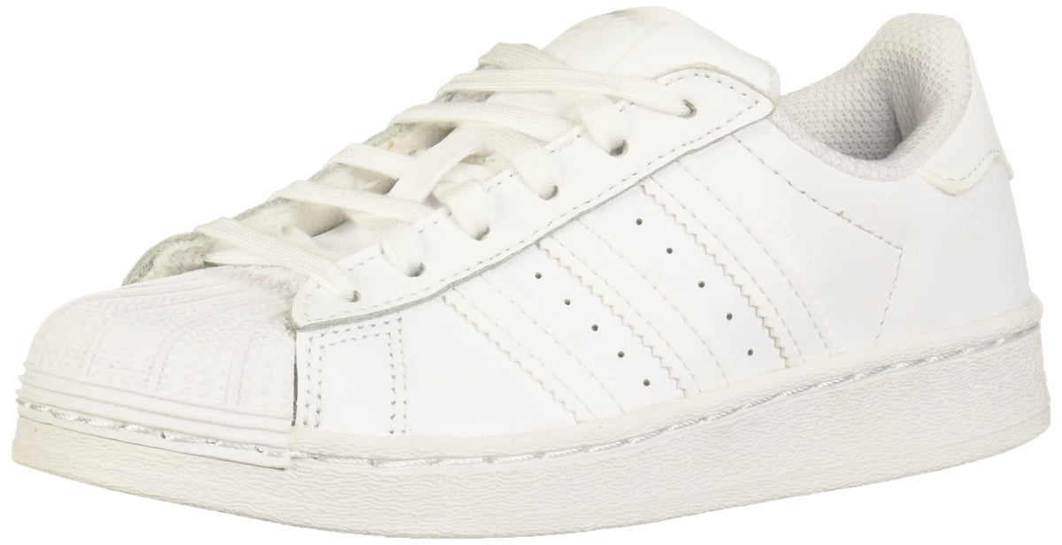 adidas Originals Baby Unisex's Superstar Sneaker, White, 5 infant US