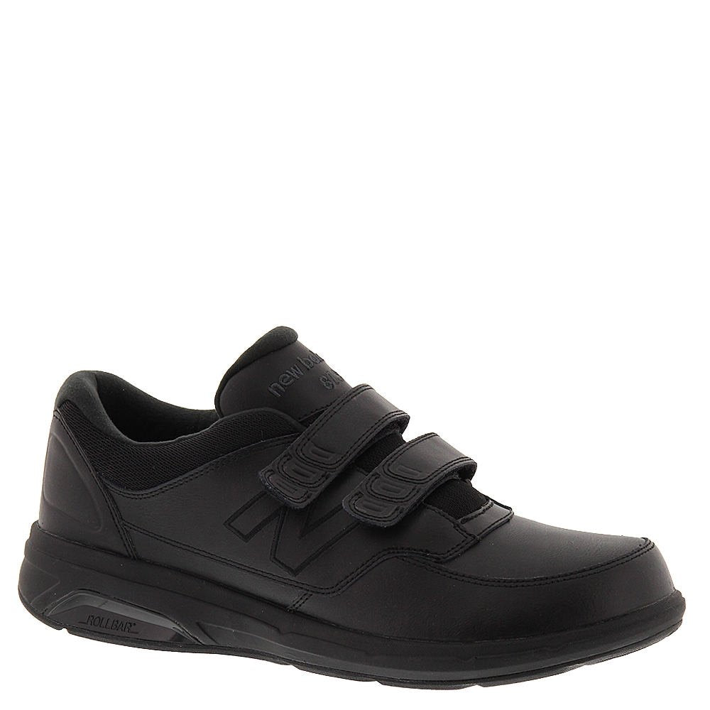 New Balance Men's 813 V1 Hook and Loop Walking Shoe, Black, 7