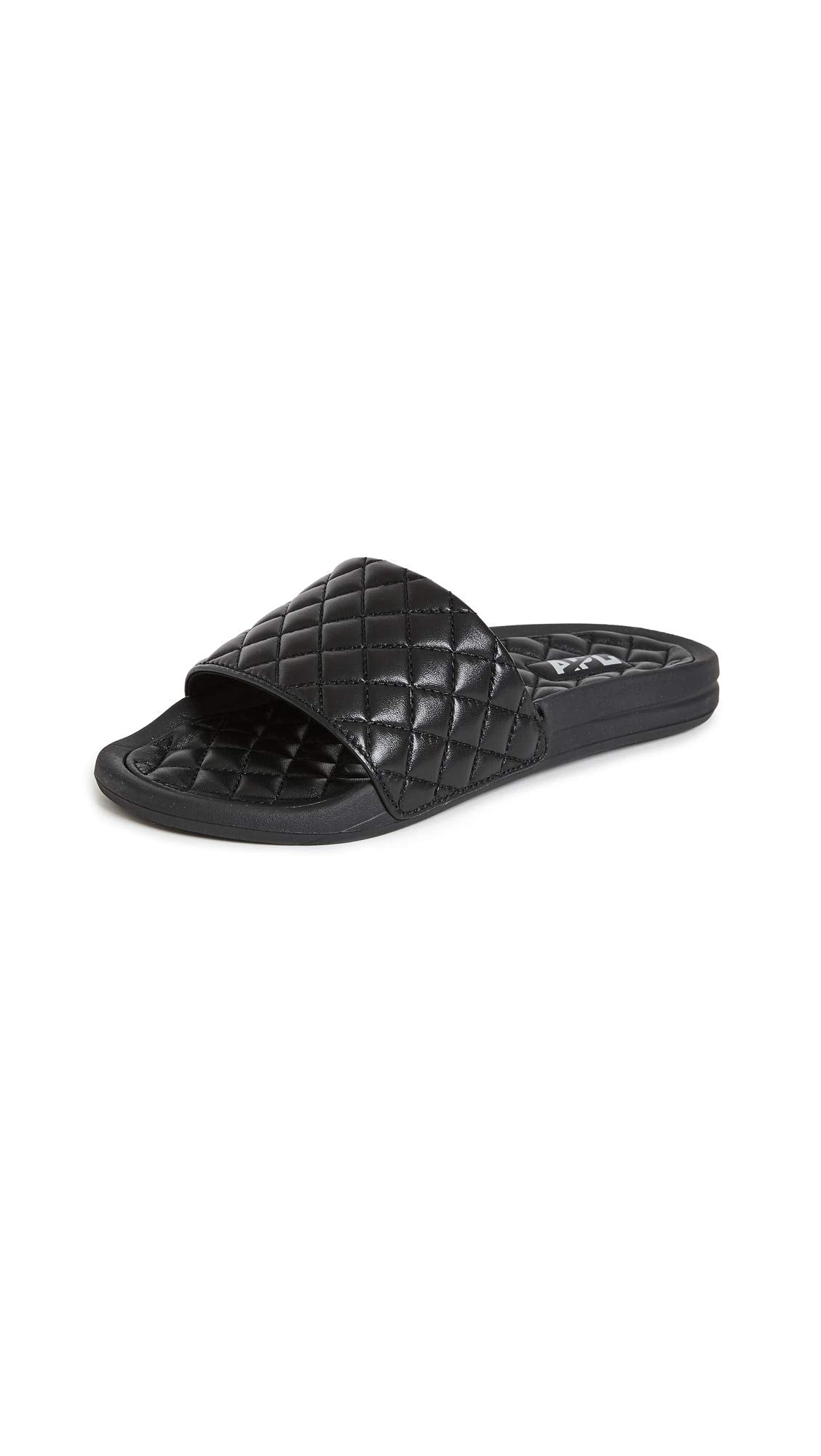 APL: Athletic Propulsion Labs Women's Lusso Slides, Black, 7 Medium US