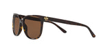 Tory Burch TY7106 Sunglasses 137883-57 - Dark Tortoise Frame, Brown Solid TY7106-137883-57