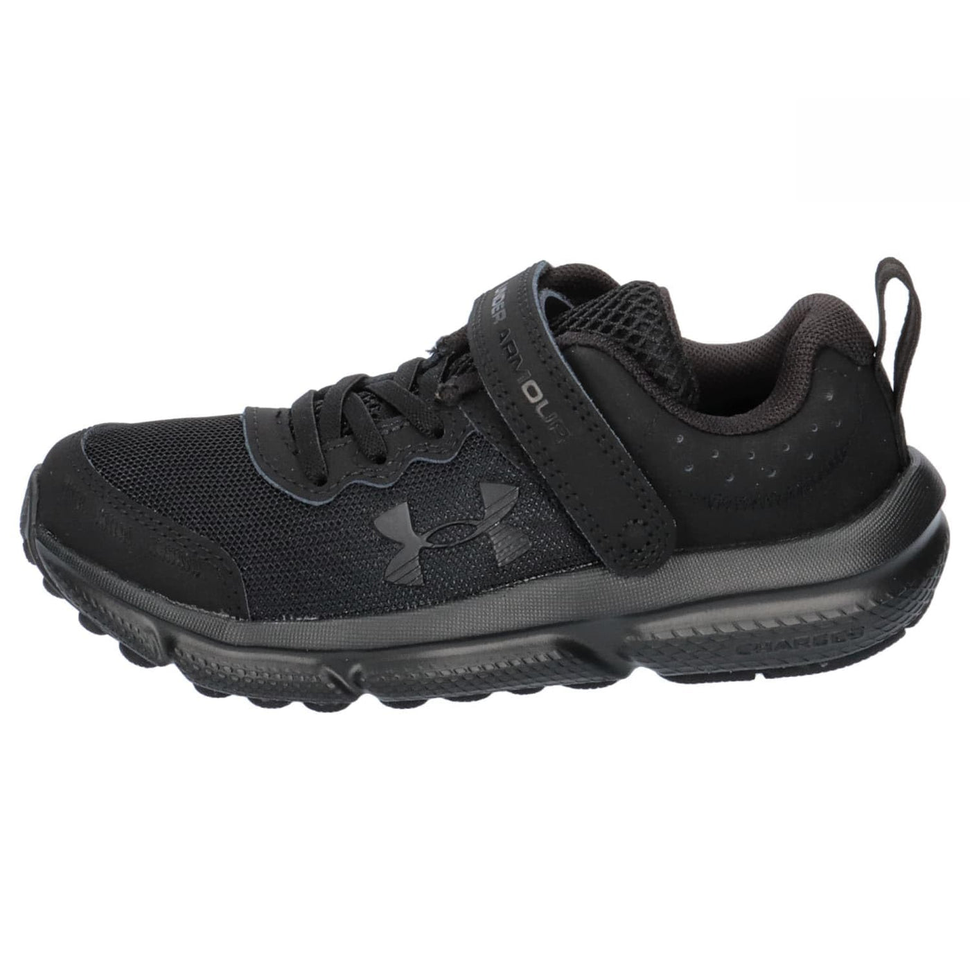 Under Armour Boys' Pre School Assert 10 Alternate Closure, (002) Black/Black/Black, 3, US