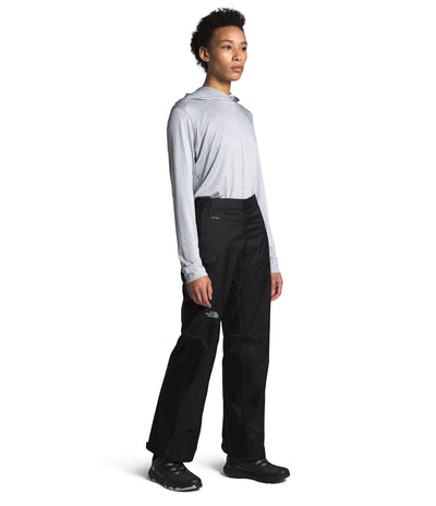THE NORTH FACE Women's Venture 2 Half-Zip DWR Hiking Pant, TNF Black/TNF Black, X-Large Long