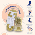 TSUKIHOSHI TOKYO Kids Shoes - Strap-Closure Machine-Washable Kids and Toddler Shoes with Wide Toe Box & Slip-Resistant, Non-Marking Outsoles, Gold/Honey - 8 Toddler(1-4 years)