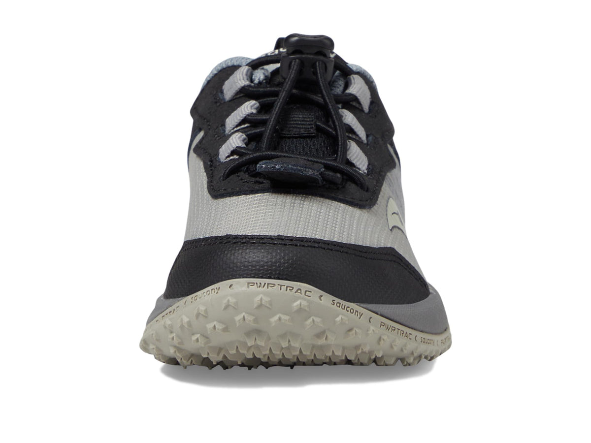 Saucony AXON KDZ Sneaker, Black/Grey, 7 US Unisex Big Kid