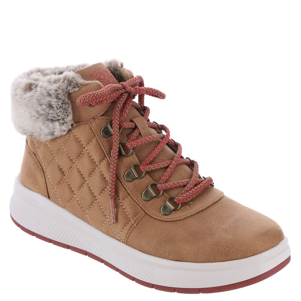 Skechers Bobs Skipper WaveDiamond Quilts Womens Boot 75 BM US Chestnut