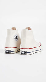 Converse All Star '70s High Top Unisex Sneakers, Parchment, Off White, 6 US Women/4 US Men