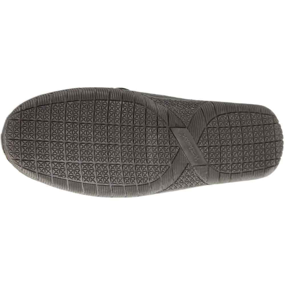 L.B. Evans mens Marion Moccassin slippers, Chocolate, 12 X-Wide US