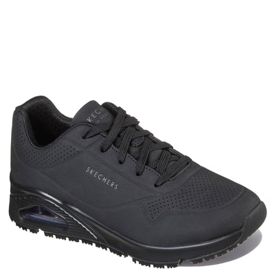 Skechers Women's Uno Sr 108021 Food Service Shoe, Black, 8.5