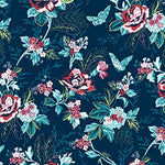 Vera Bradley Women's Cotton Smartphone Wristlet With RFID Protection, Rose Toile - Recycled Cotton, One Size