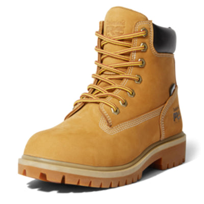 Timberland PRO Women's Direct Attach 6 Inch Steel Safety Toe Insulated Waterproof Industrial Work Boot, Wheat, 8.5 Wide