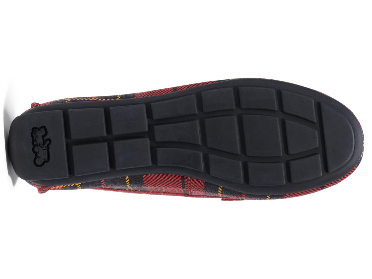 Coach Marley Coated Canvas Driver Plaid 8.5 B (M)