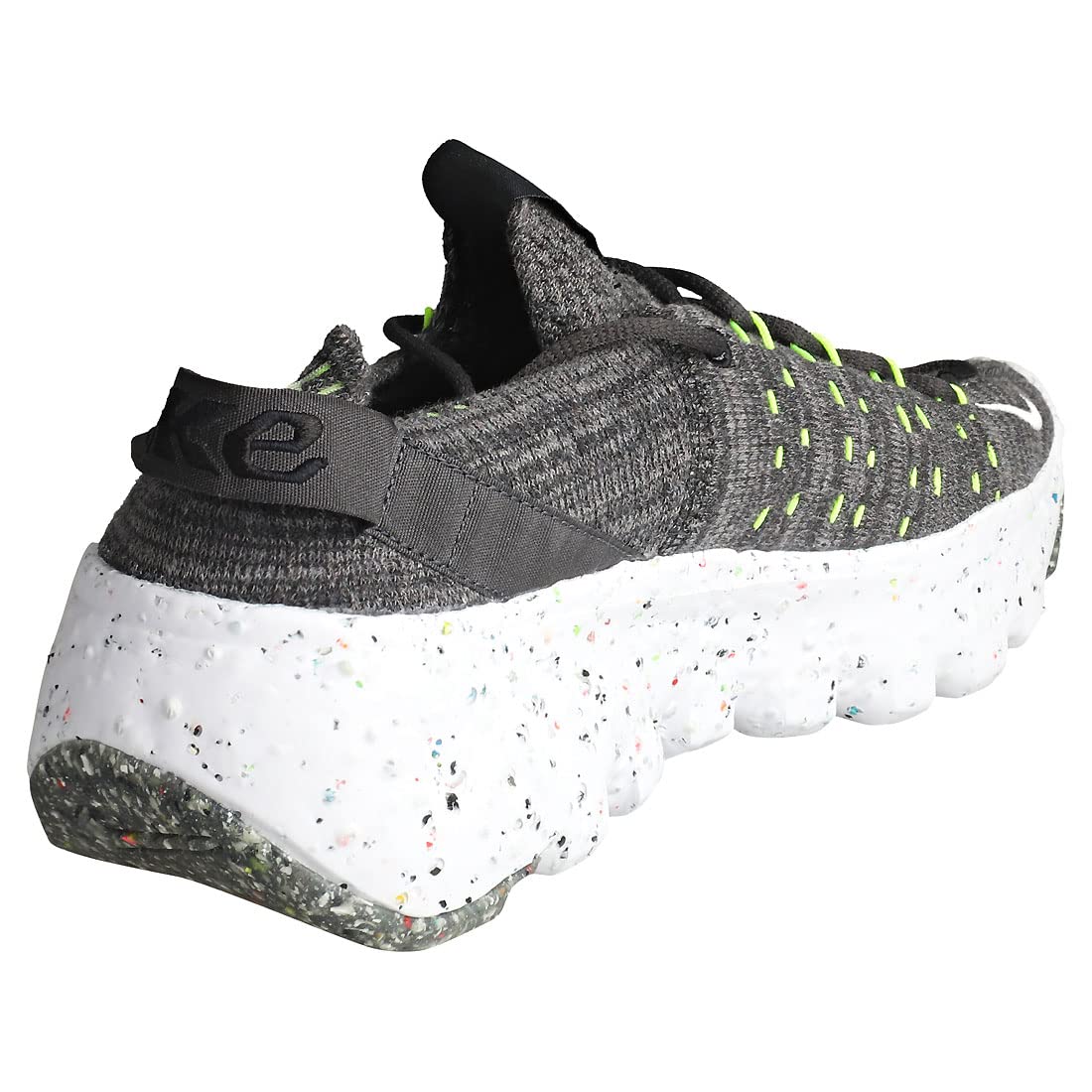 Nike mens Space Hippie 04, Black/Black-volt-white, 12