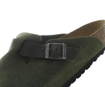 Birkenstock Men's Boston Clogs, Thyme, Green, 13 Medium US