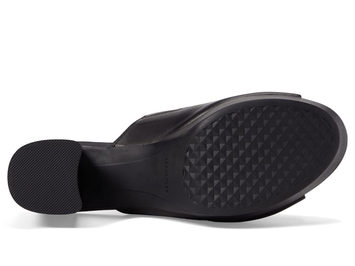 Aerosoles Cassy Black Leather 8 B (M)