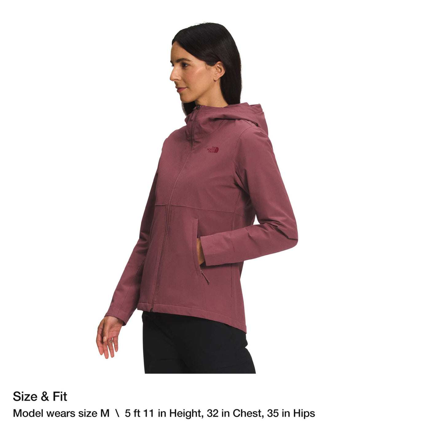 THE NORTH FACE Women's Shelbe Raschel Hoodie (Standard and Plus Size), Wild Ginger, 3X