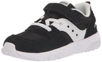 Saucony Jazz Lite 2.0 LX Sneaker, Black/White, 8 Wide US Unisex Little_Kid