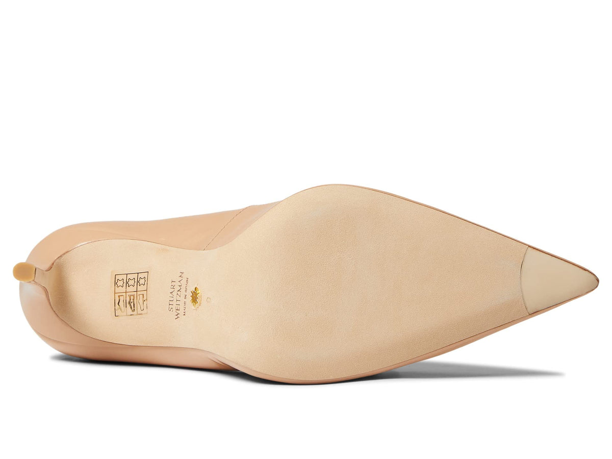 Stuart Weitzman Womens Stuart 100 Scallop Pump Adobe 8.5 B
