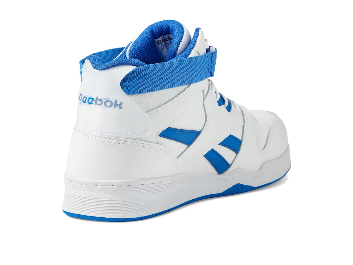 Reebok Men's Rb4194 Bb4500 Work Construction Boot Black 8 White/Blue