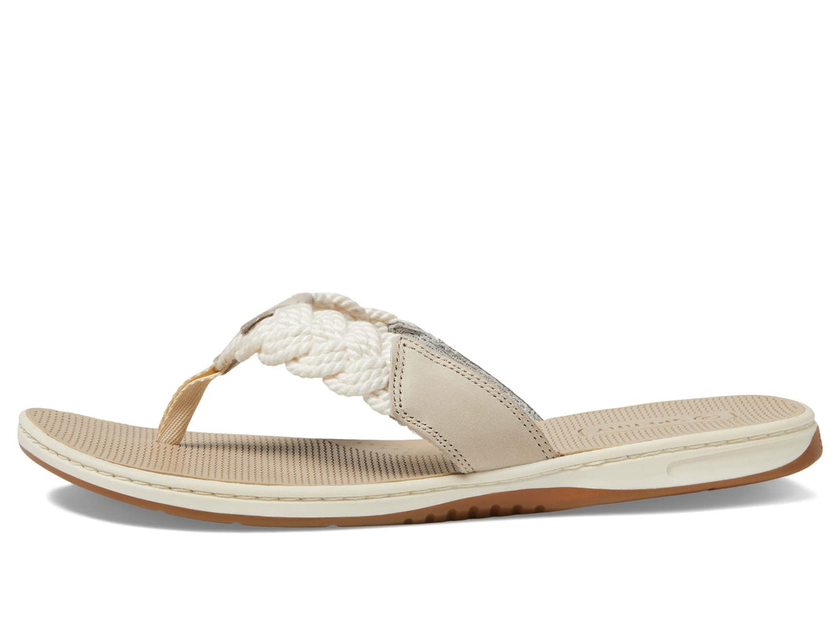 Sperry Women's Parrotfish Flip-Flop 5.5 Off-white