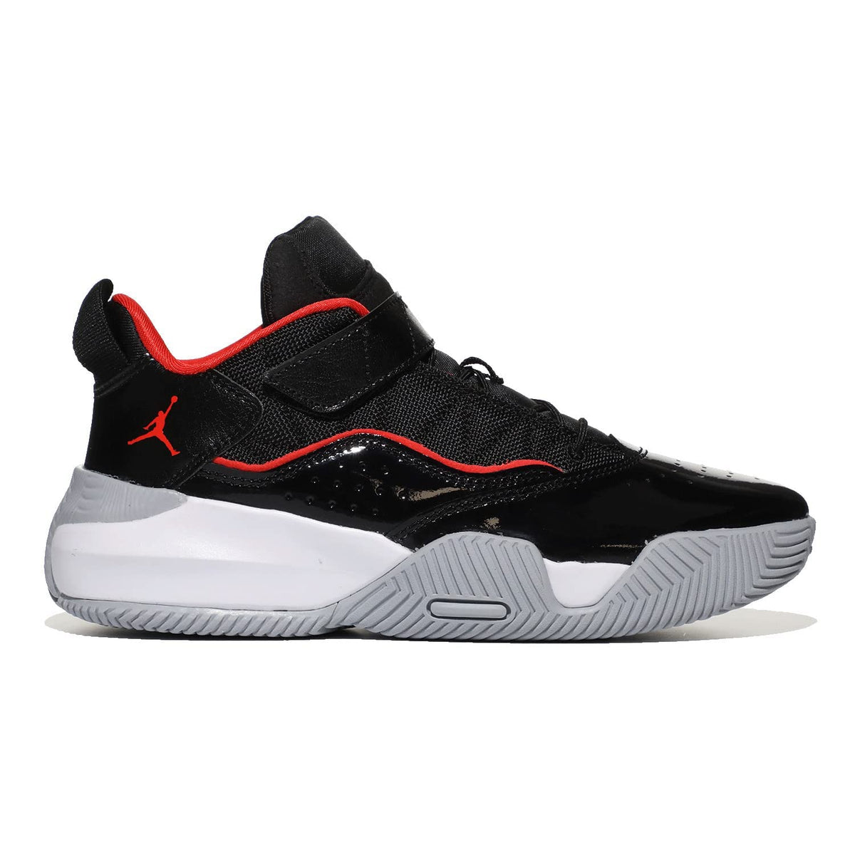 Jordan Stay Loyal (Little Kid) Black/Chile Red/White/Wolf Grey 1 Little Kid M