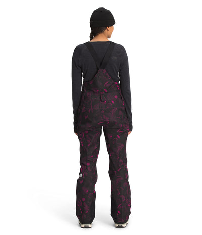 THE NORTH FACE Freedom Bib Pant - Women's Roxbury Pink Halftone Floral Print, XL/Reg