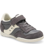 Saucony Kids Girl's Bullet Jr (Toddler/Little Kid) Grey/Cream 6.5 Toddler