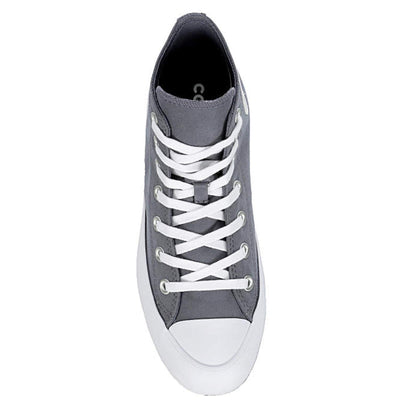 Converse Women's Chuck Taylor All Star Lugged High Top Sneaker Grey 8.5