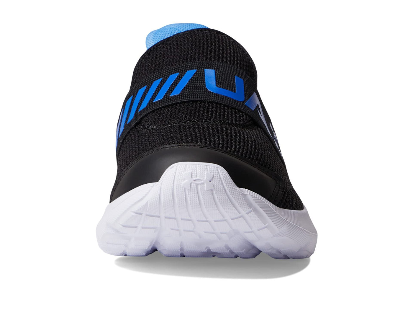 Under Armour Boy's Surge 3 Slip-On Print (Little Kid) 11.5 Little Kid Black/Versa Blue/Versa Blue