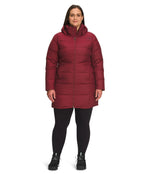 THE NORTH FACE Women's Metropolis Insulated Parka (Standard and Plus Size), Cordovan, 1X