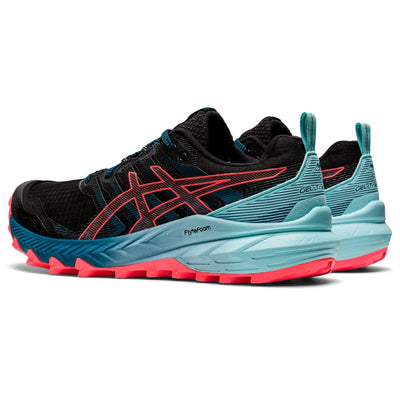 ASICS Women's Gel-Trabuco 9 Running Shoes, 8.5, Black/Blazing Coral