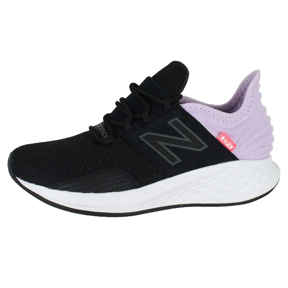 New Balance Womens Fresh Foam ROAV Black Dark Violet GLO Magnet Size 8