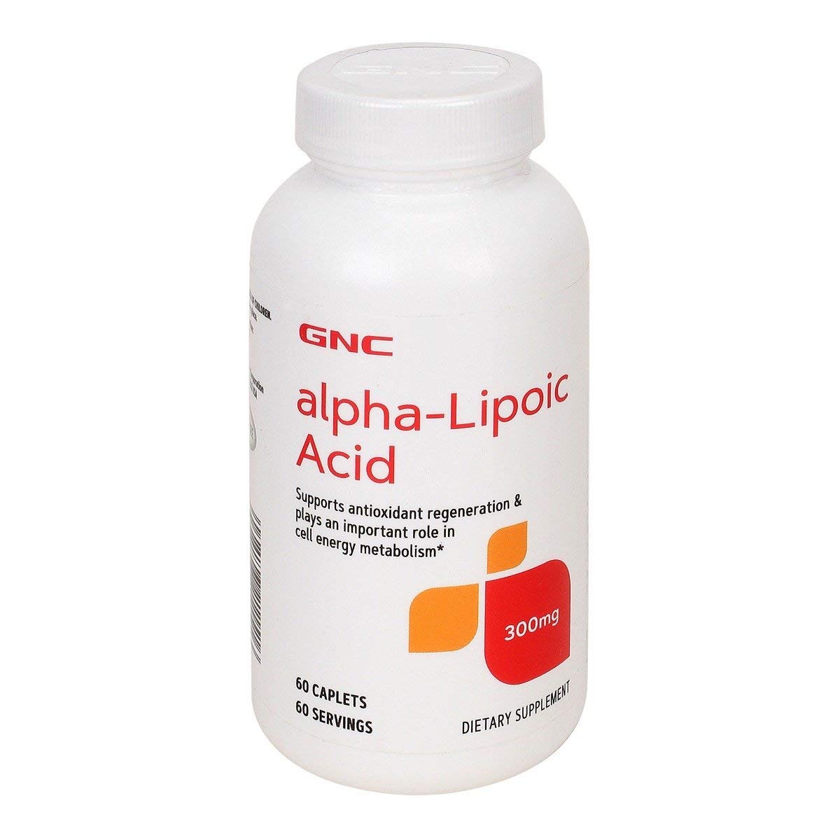 GNC Alpha-Lipoic Acid 300mg, 60 Caplets, Supports Antioxidant Regeneration