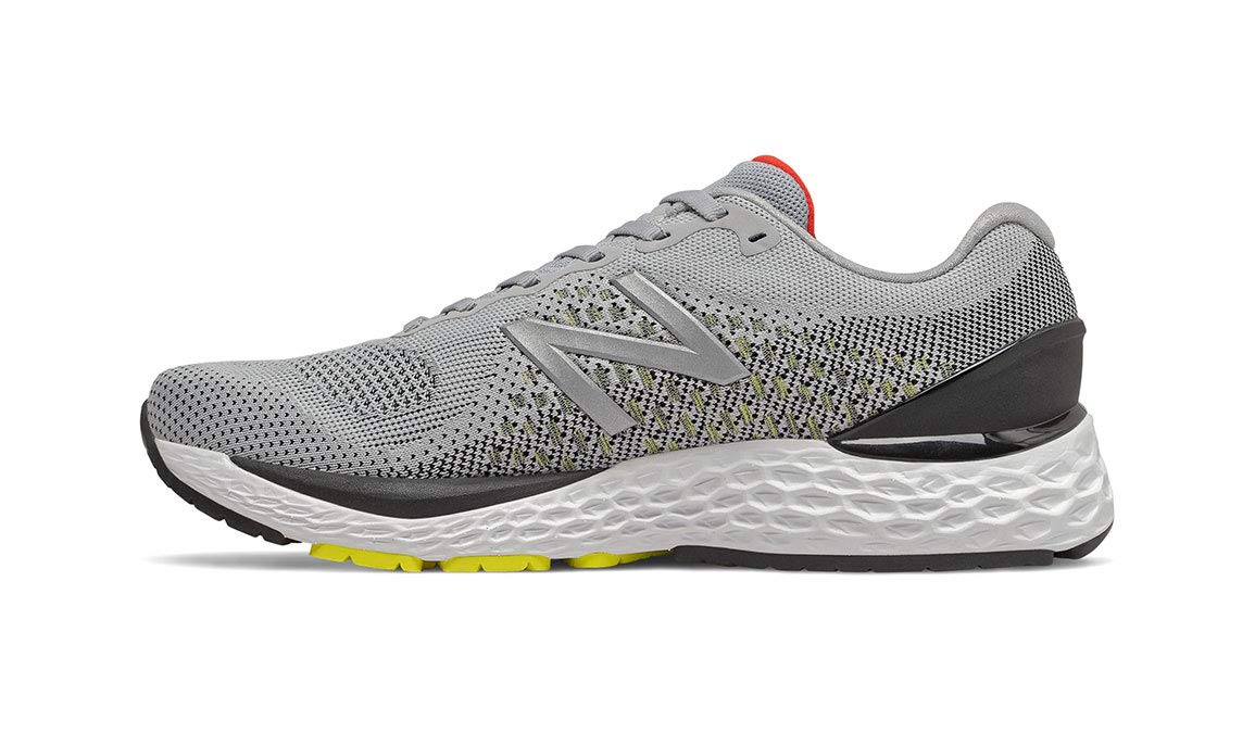 New Balance Men's Fresh Foam 880v10 Neutral Cushioned Running Shoes â€¦ (Silver Mink/Lemon Slush, Numeric_14)