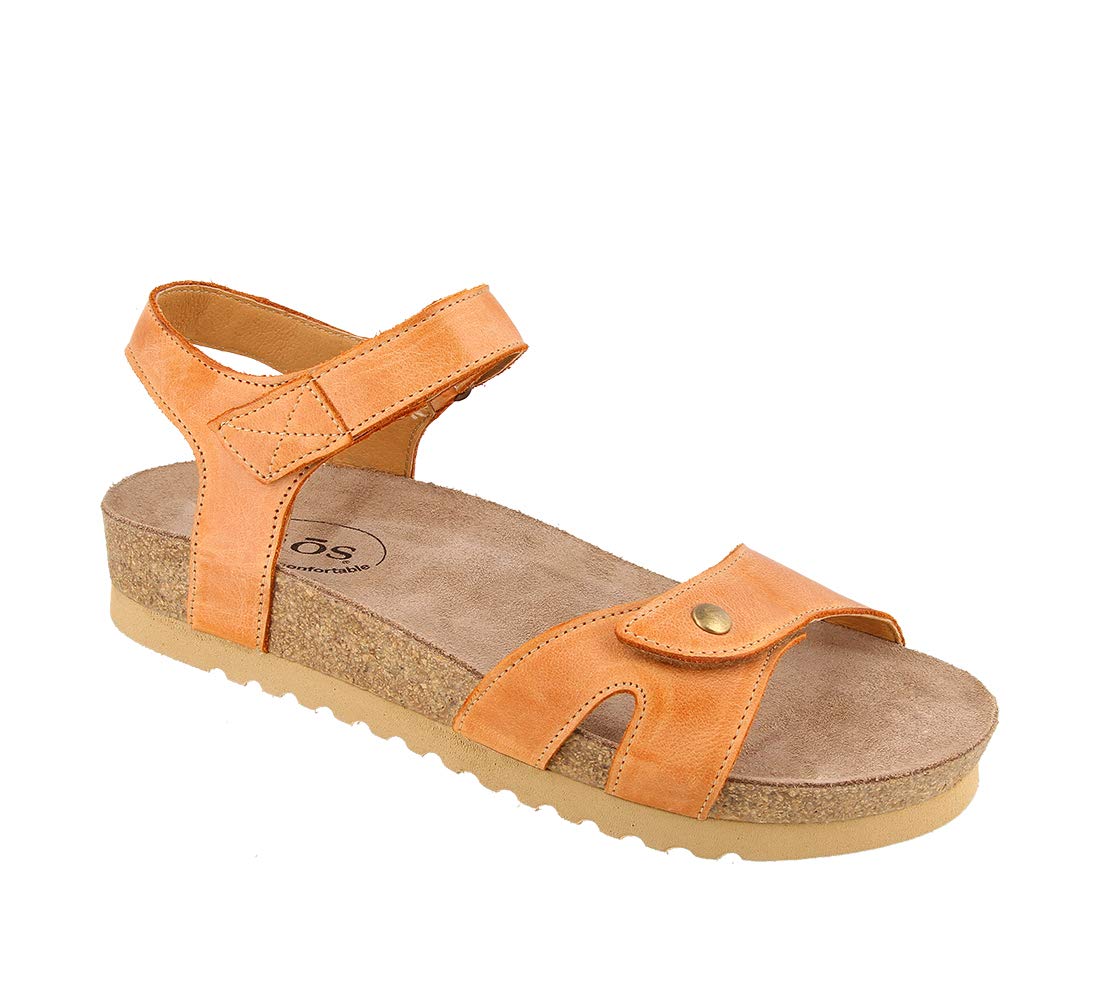 Taos Footwear Women's Luvie Cantaloupe Sandal 9-9.5 M US