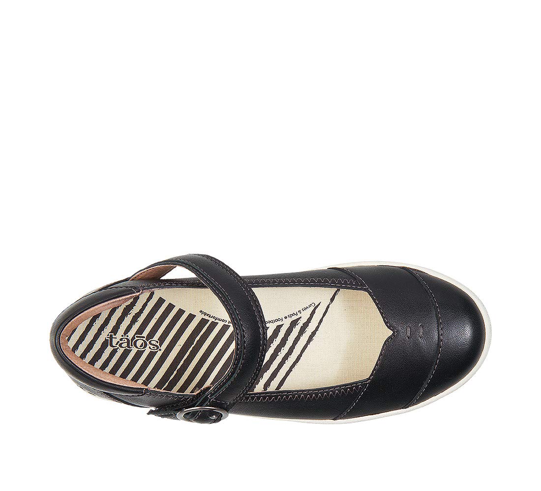 Taos Footwear Women's Forward Flat 9.5 Black