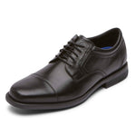 Rockport Men's Isaac Cap Toe Oxford, Black, 9 Wide