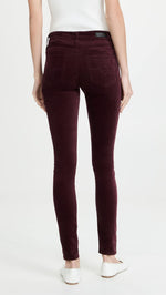 AG Adriano Goldschmied Women's Farrah High Rise Skinny Jeans 26 Regular Wine Bloom