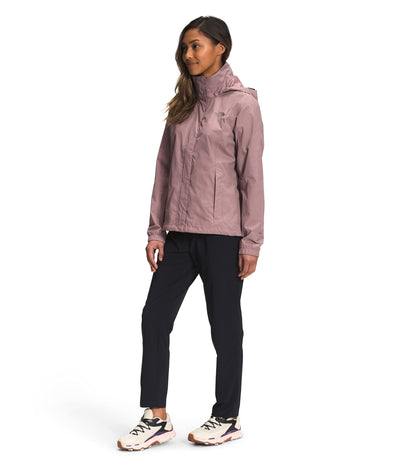 THE NORTH FACE Women's Resolve 2 Rain Jacket (Standard and Plus Size), Twilight Mauve, X-Large