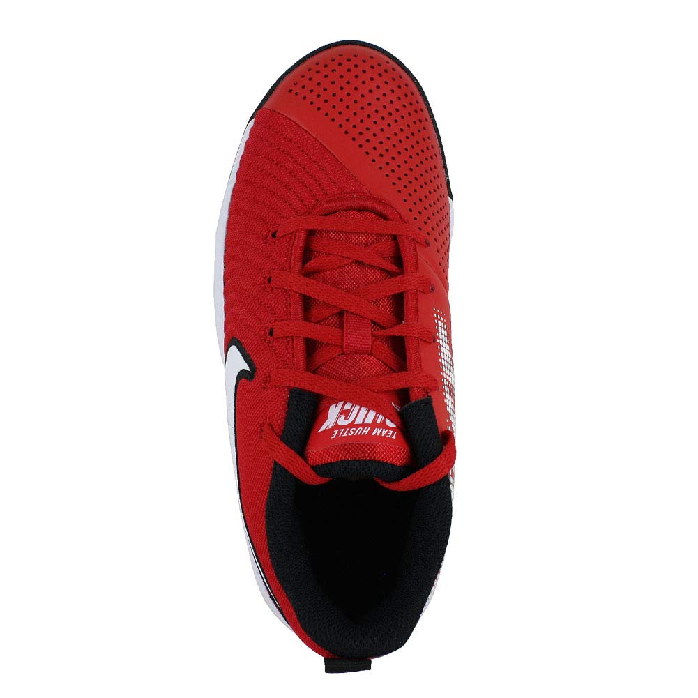 Nike Womens Team Hustle Quick 2 GS University RED White Black Size 5.5