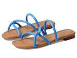 Madewell The Amel Slide Sandal Ornamental Blue 9 M