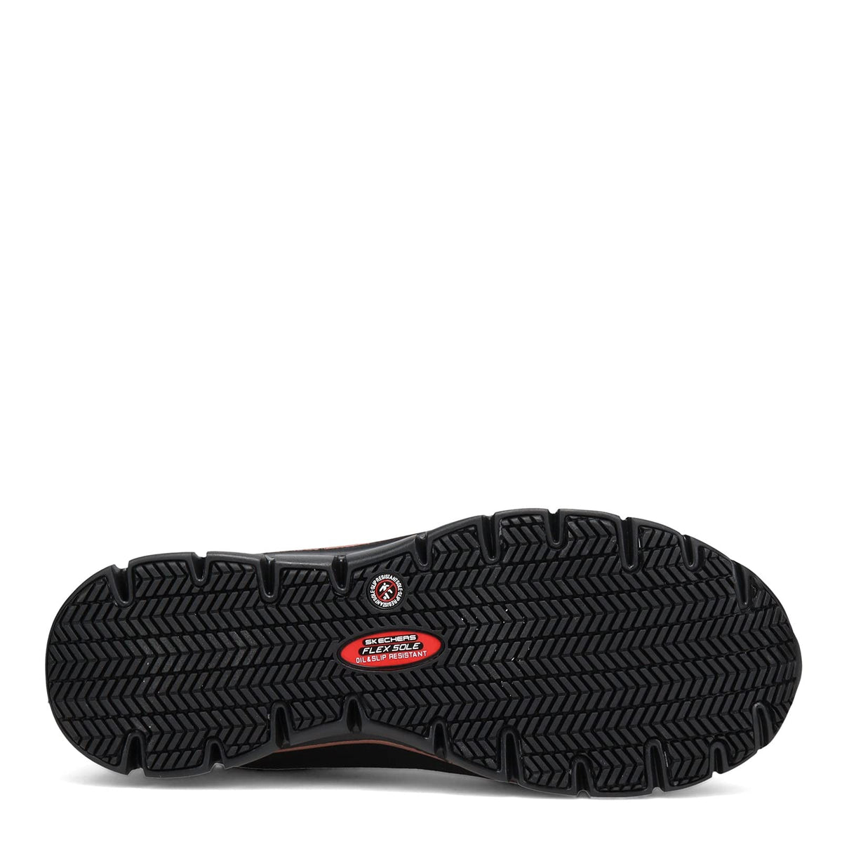 Skechers Women's Lace Up Athletic Safety Toe Industrial Shoe 6.5 Black/Gold