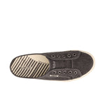 Taos Footwear Women's Ez Soul Sneaker 9 Charcoal Wash Canvas