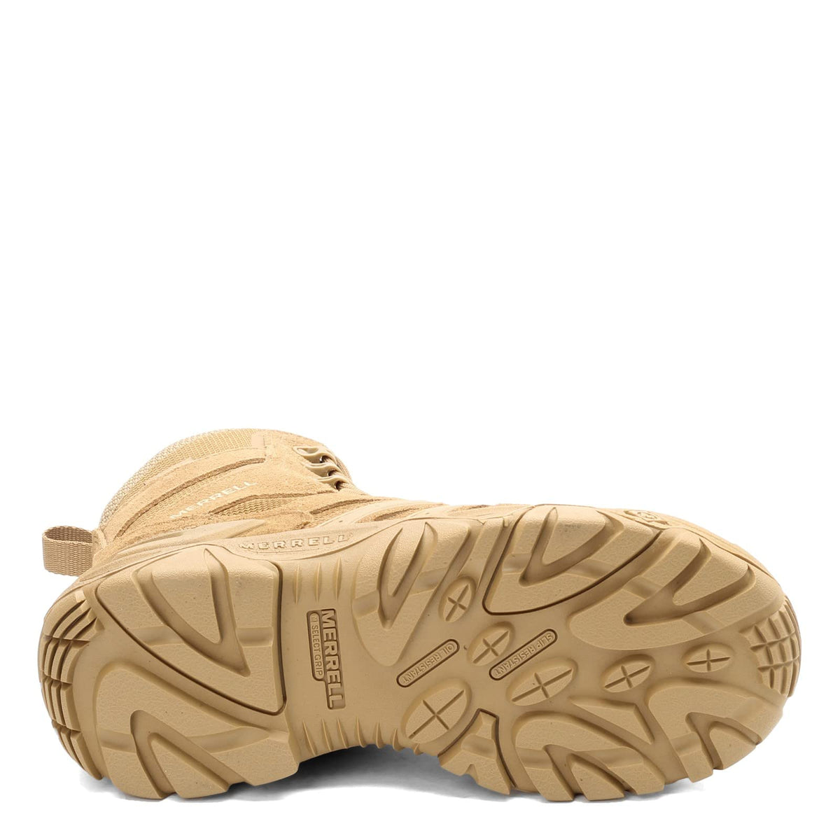 Merrell Men's Strongfield Tactical 6” Waterproof Boots, Breathable & Comfortable Work Combat Hiking Shoes Military, Dark Coyote, 10