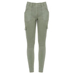 SPANX Women's Stretch Twill Ankle Cargo Pants Small Soft Sage