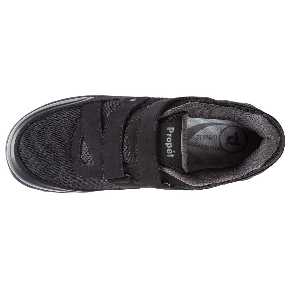 Propet Men's Matthew Strap Sneaker, Black, 13 3E US